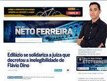 Tablet Screenshot of netoferreira.com.br